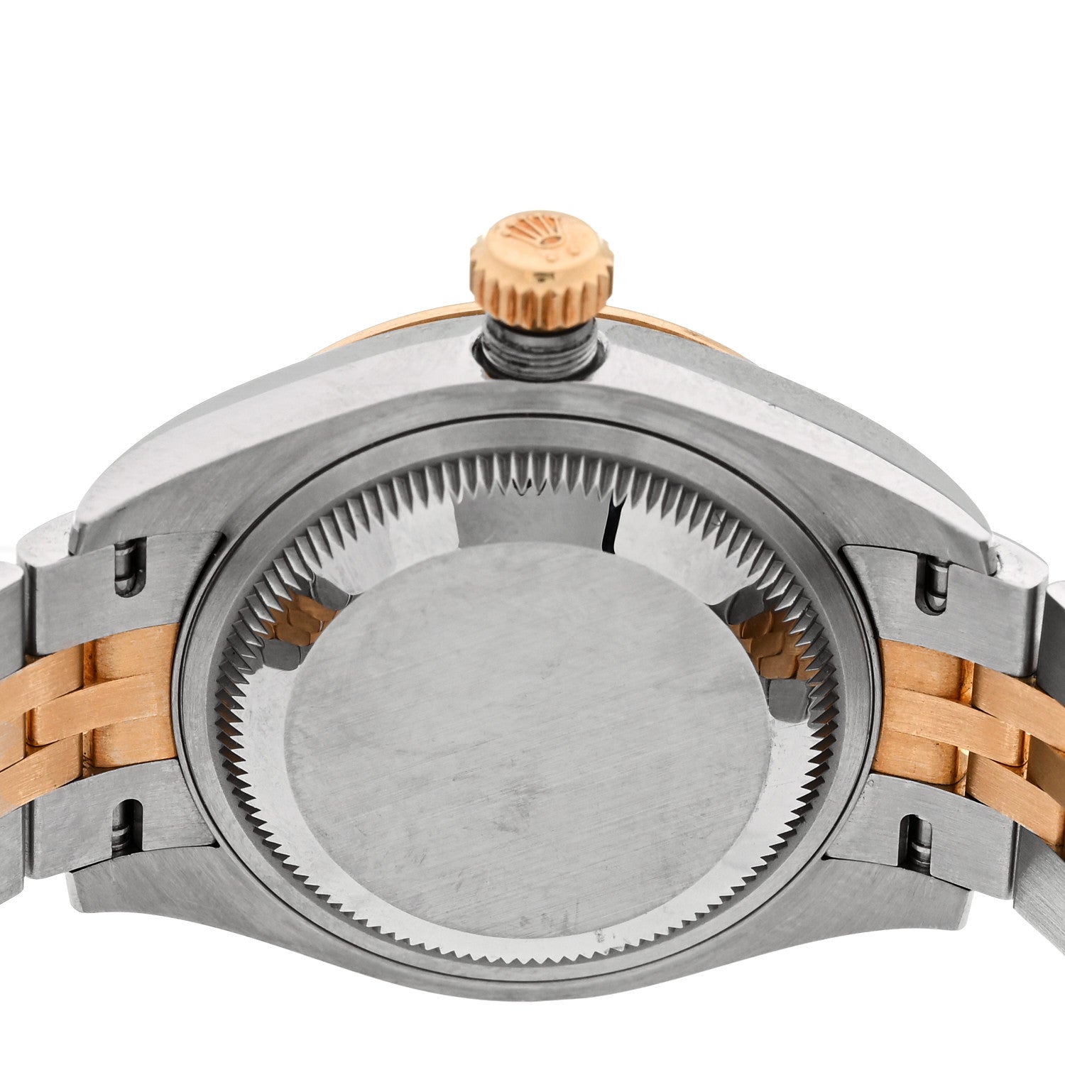 Rolex Stainless Steel 18K Yellow Gold Diamond 28mm Oyster Perpetual Datejust Watch Lavender Tapestry 279173 4 of 5