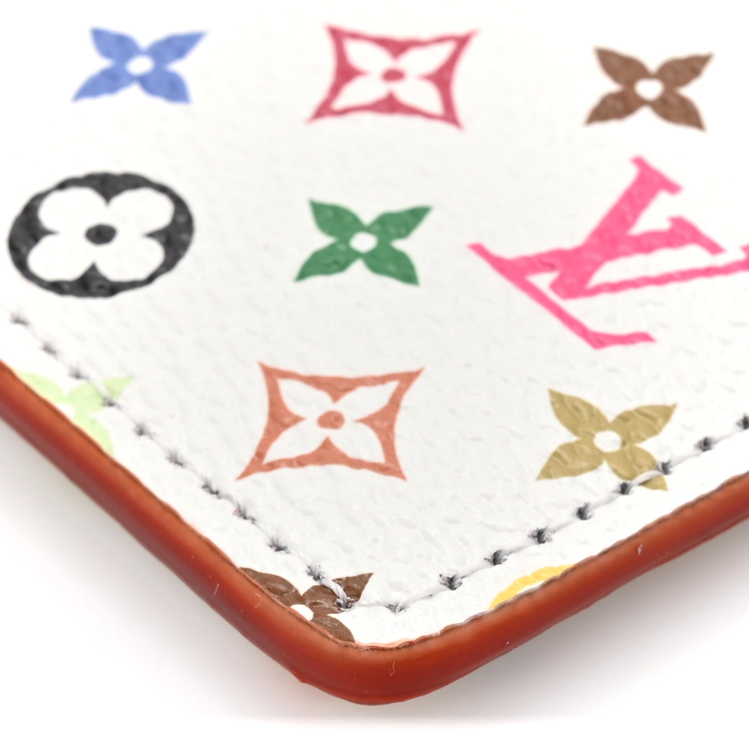 Louis Vuitton LV X TM Monogram Multicolor Card Holder Kawaii Pink 7 of 8