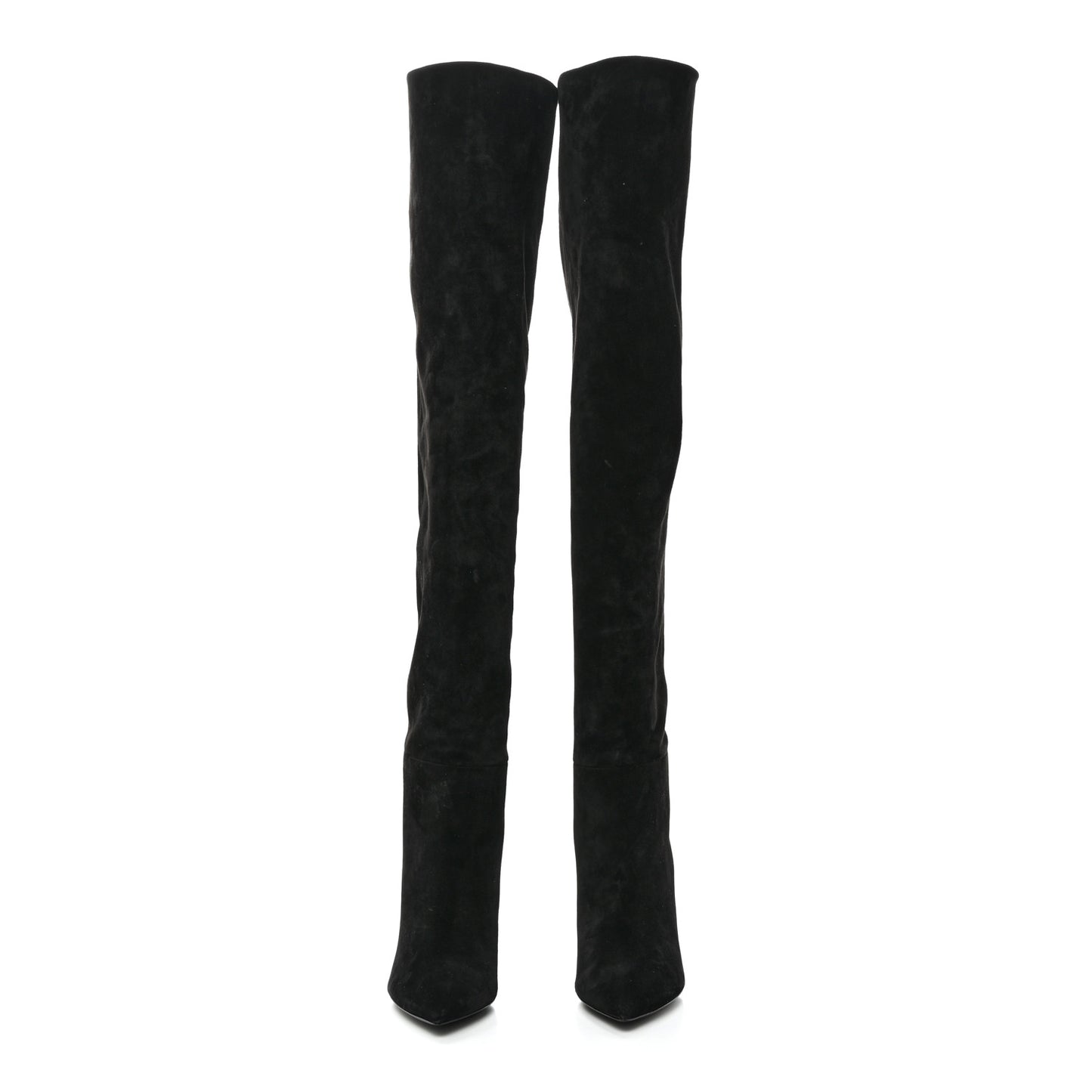 Cashmere Suede Era 85 Over The Knee Boots 36.5 Black