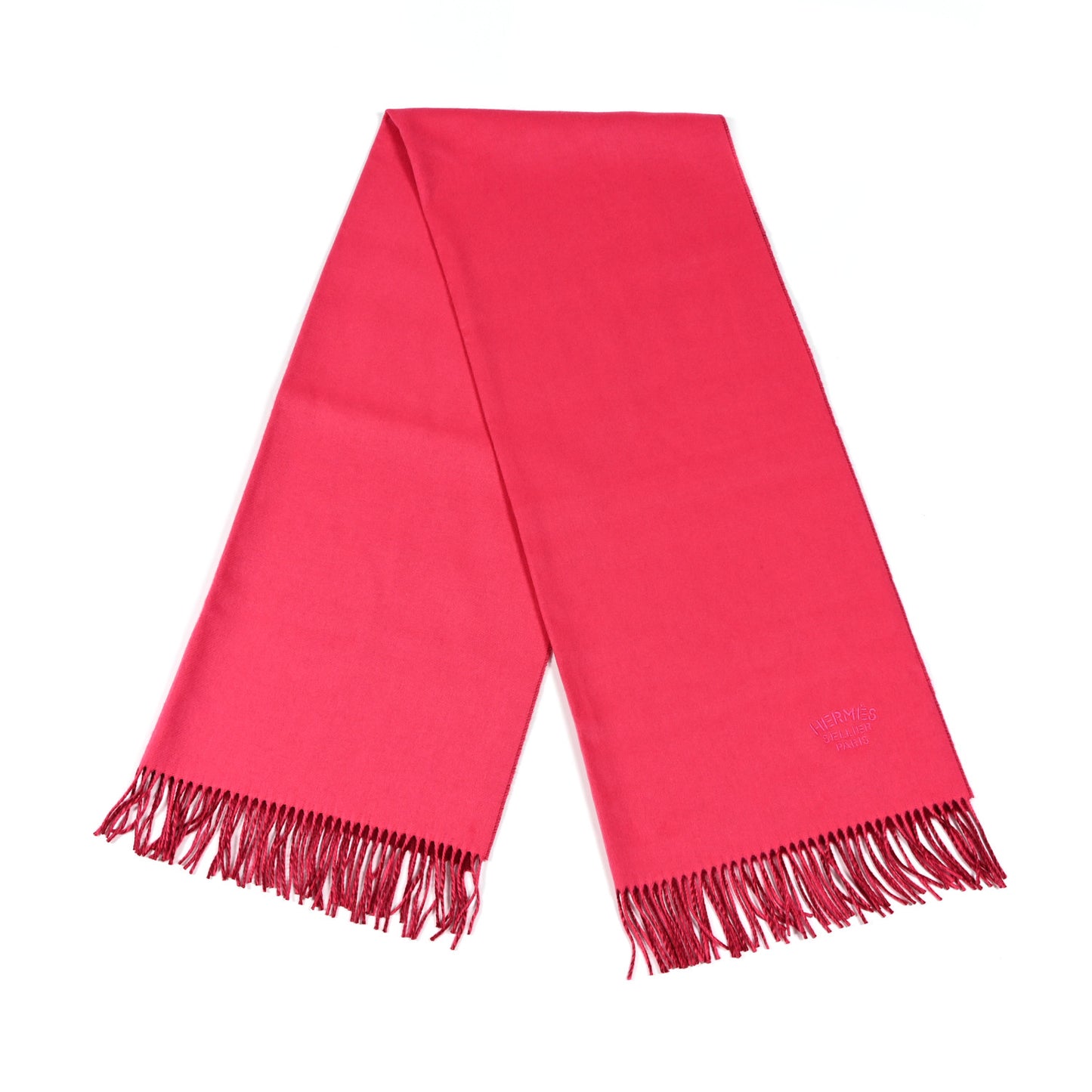 Cashmere Fringe Double Face Stole