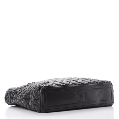 Chanel Lambskin Quilted Coco Cocoon Hobo Black 4 of 15
