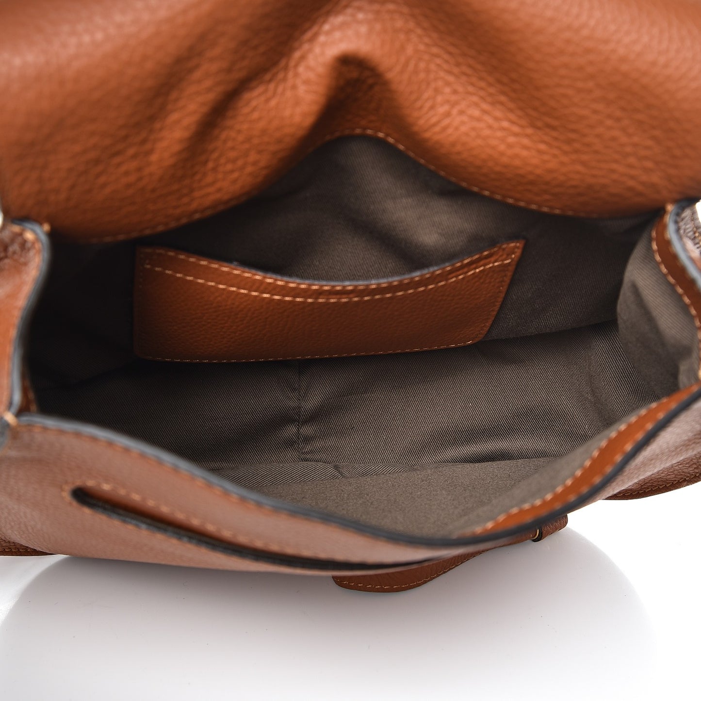 Calfskin Medium Marcie Round Crossbody Bag Tan