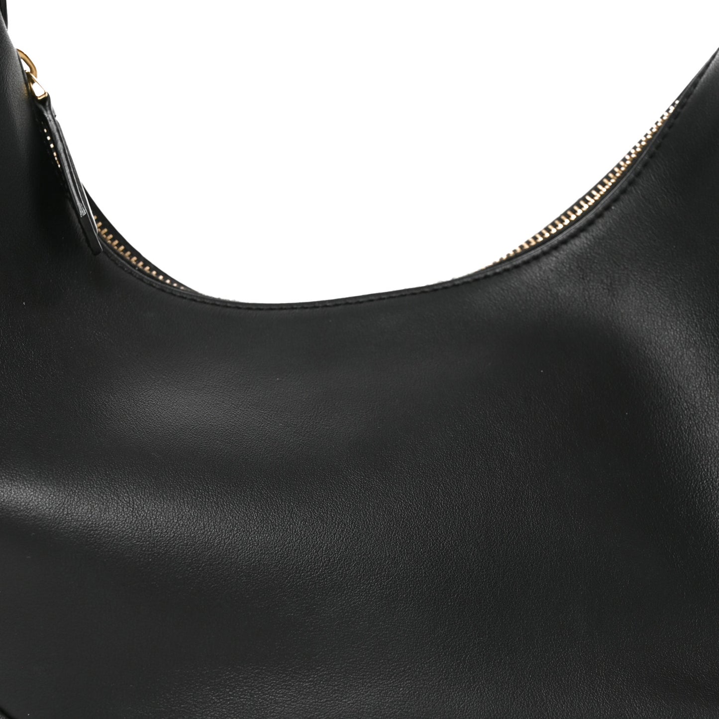 Vitello Grace Matte Small Fendigraphy Hobo Bag Black
