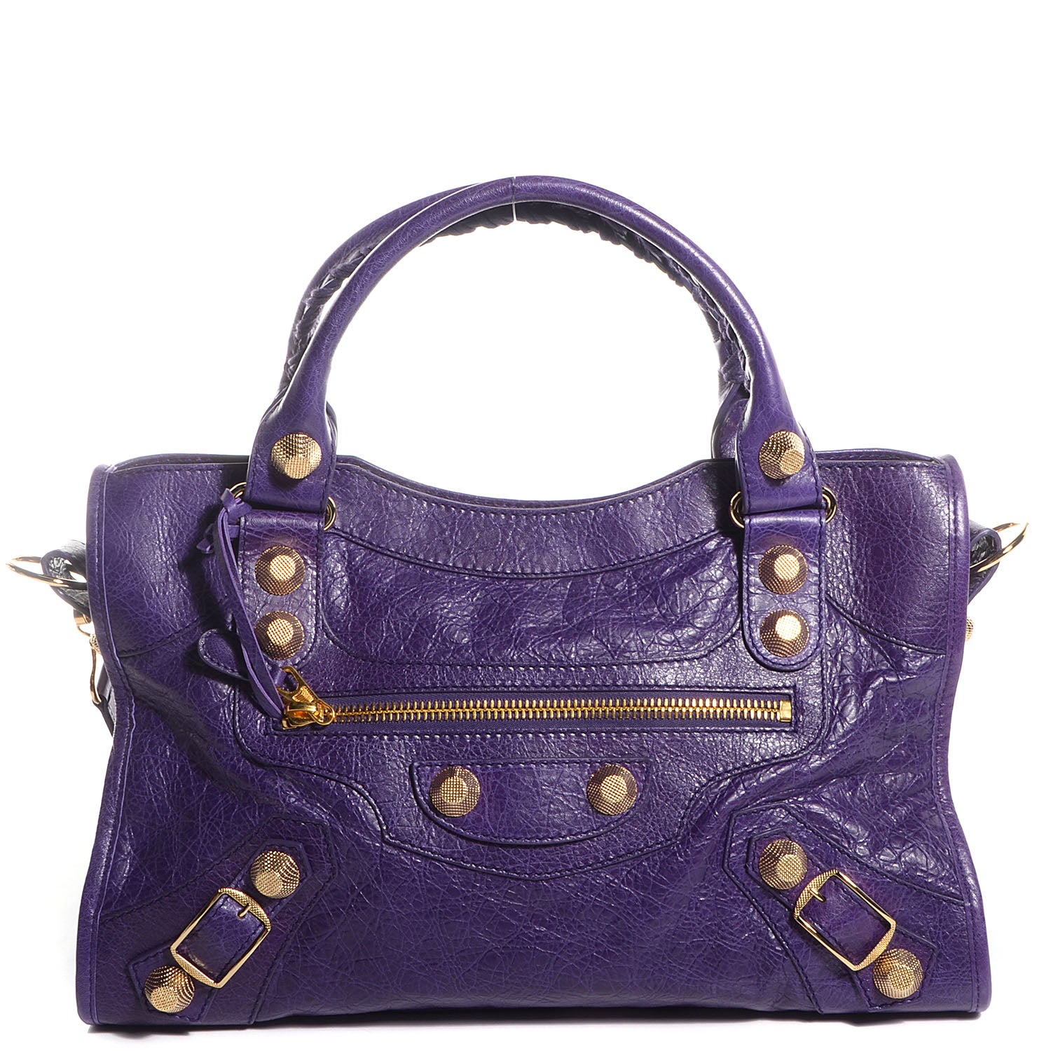 Balenciaga Agneau Giant 21 Gold Hardware City Dark Violet 1 of 11