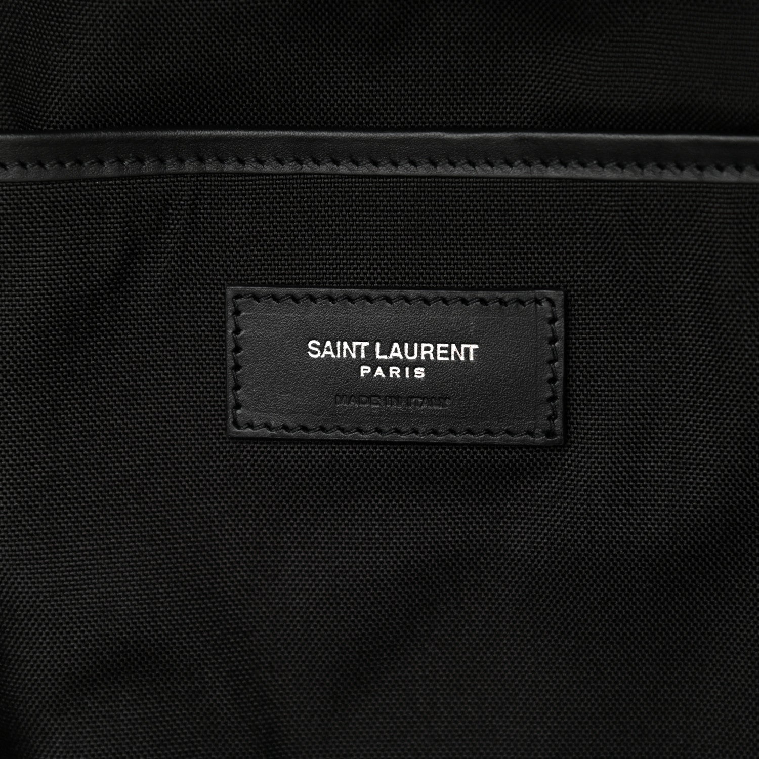Saint Laurent Canvas Zebra Print City Backpack Pink Black 6 of 10