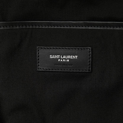 Saint Laurent Canvas Zebra Print City Backpack Pink Black 6 of 10