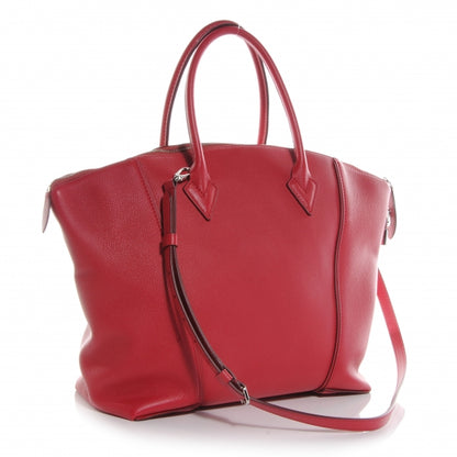 Louis Vuitton Veau Cachemire Soft Lockit MM Framboise 4 of 8