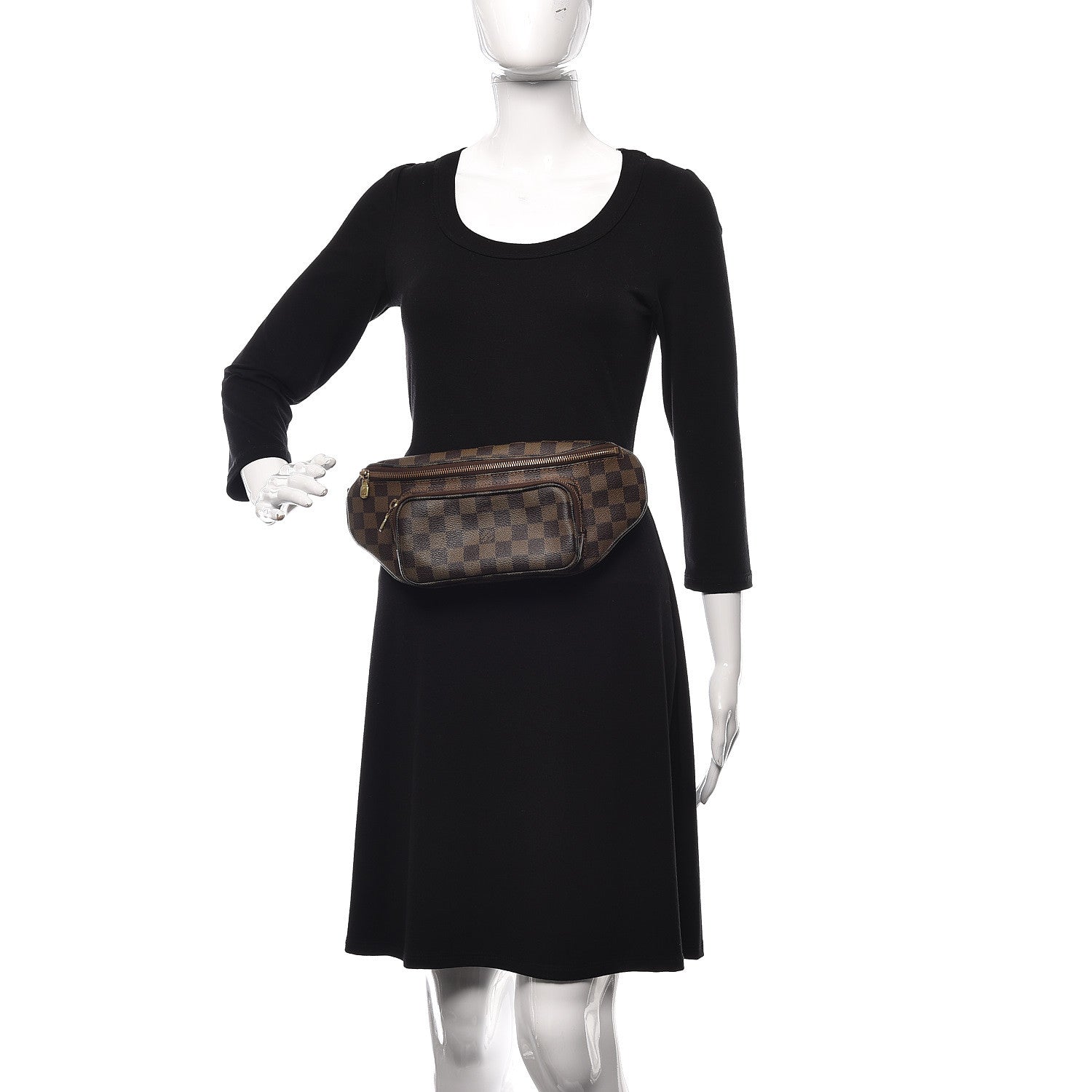 Louis Vuitton Damier Ebene Melville Bum Bag 2 of 10