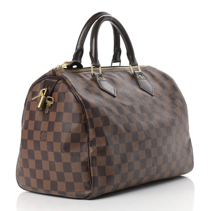 Louis Vuitton Damier Ebene Speedy 30 3 of 14