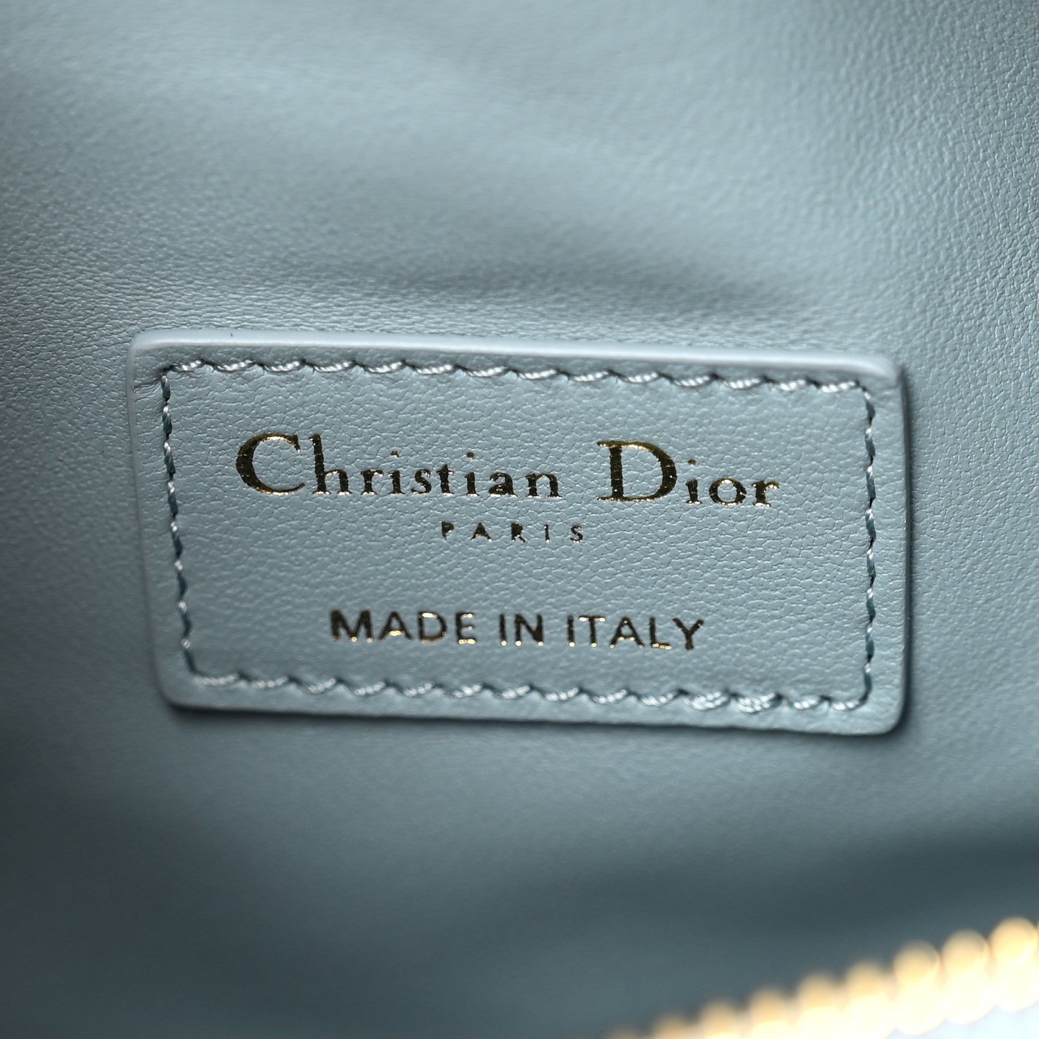 Christian Dior Calfskin Macrocannage Small Diortravel Nomad Pouch