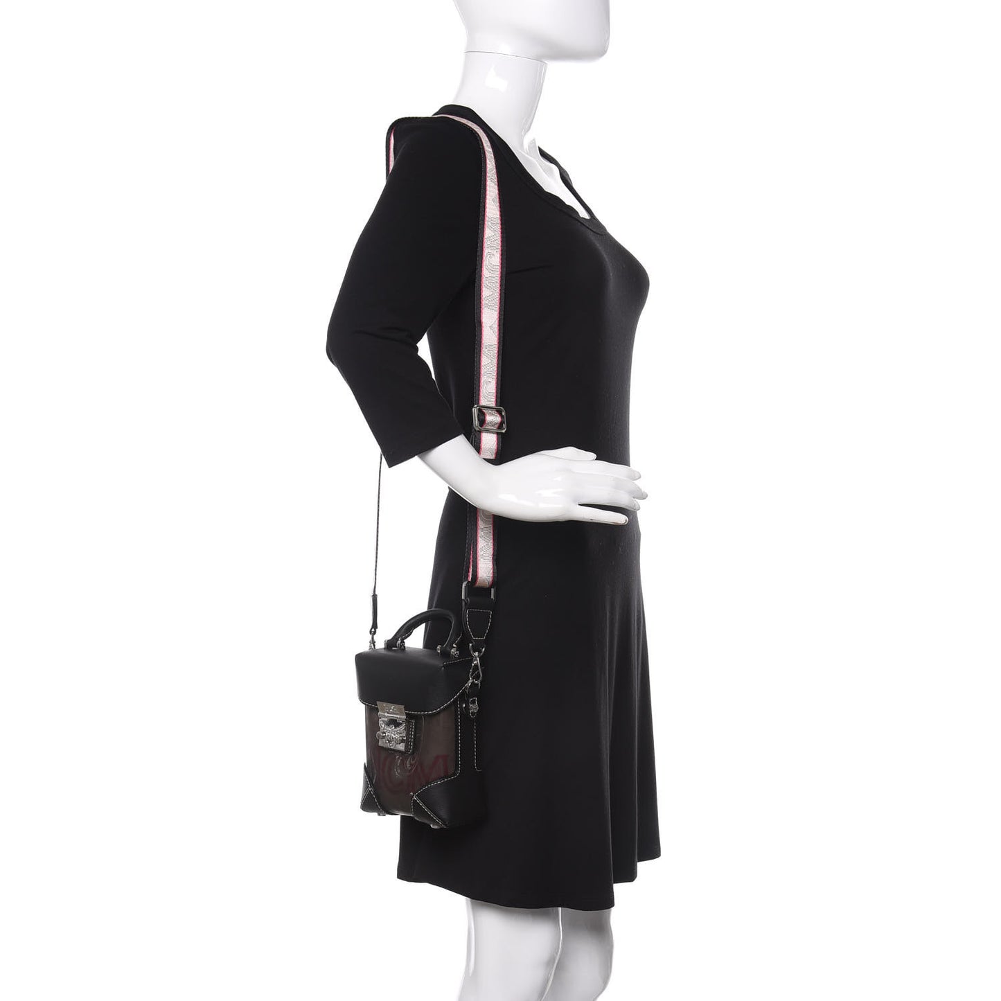 Transparent Mini Berlin Crossbody Black