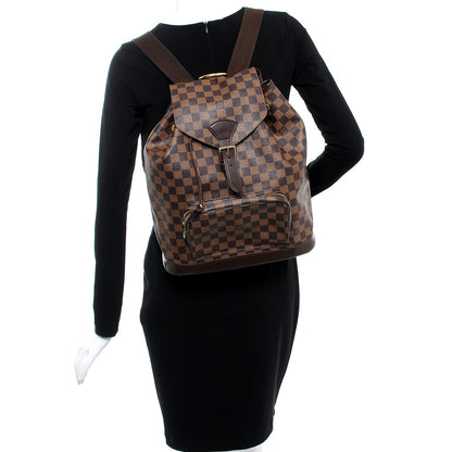 Louis Vuitton Damier Ebene Montsouris GM Backpack 2 of 18