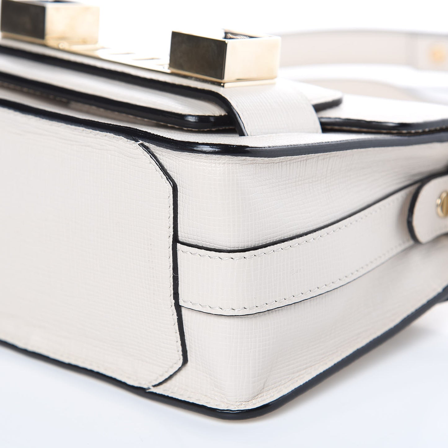 Linosa Calfskin Tiny PS11 Classic Shoulder Bag White