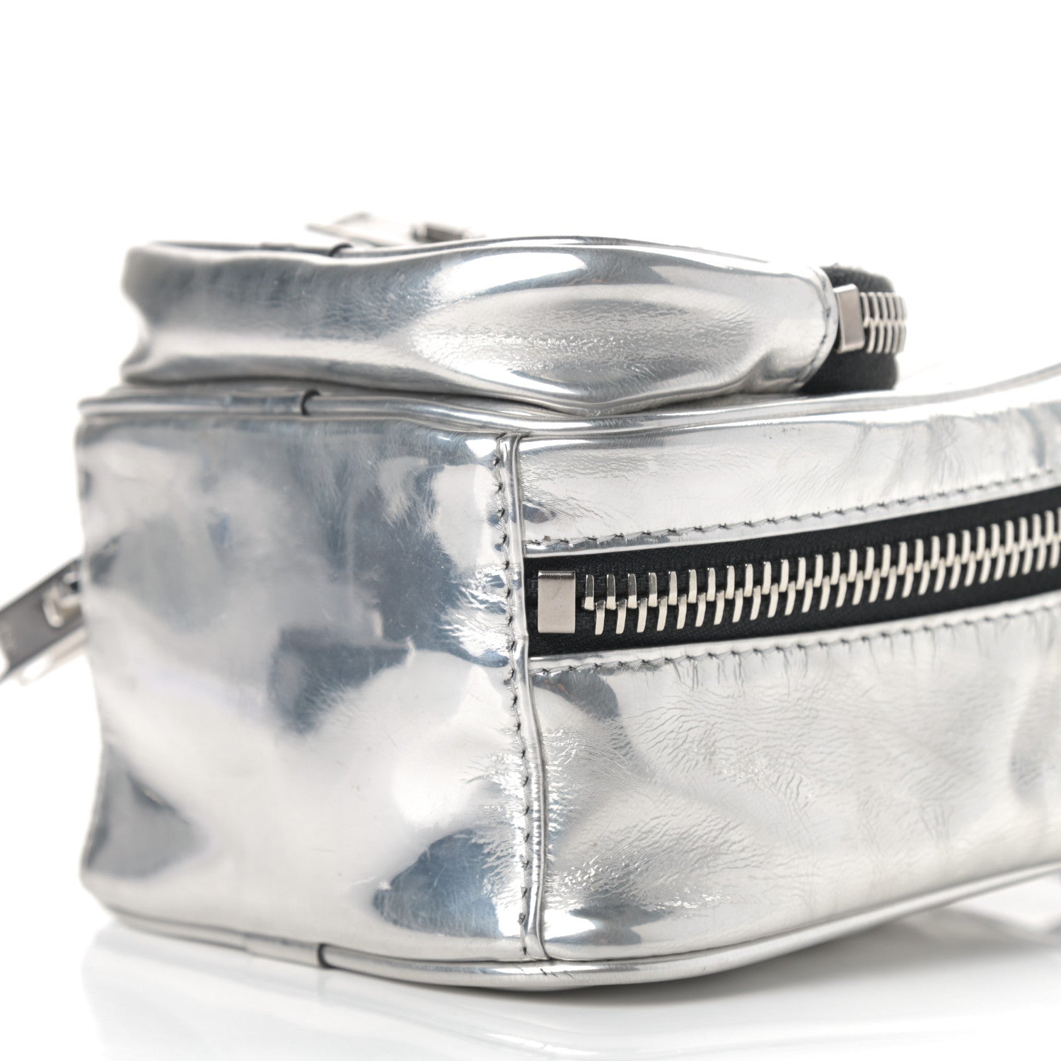 Alexander Wang Metallic Lambskin Mini Attica Backpack Silver 9 of 11