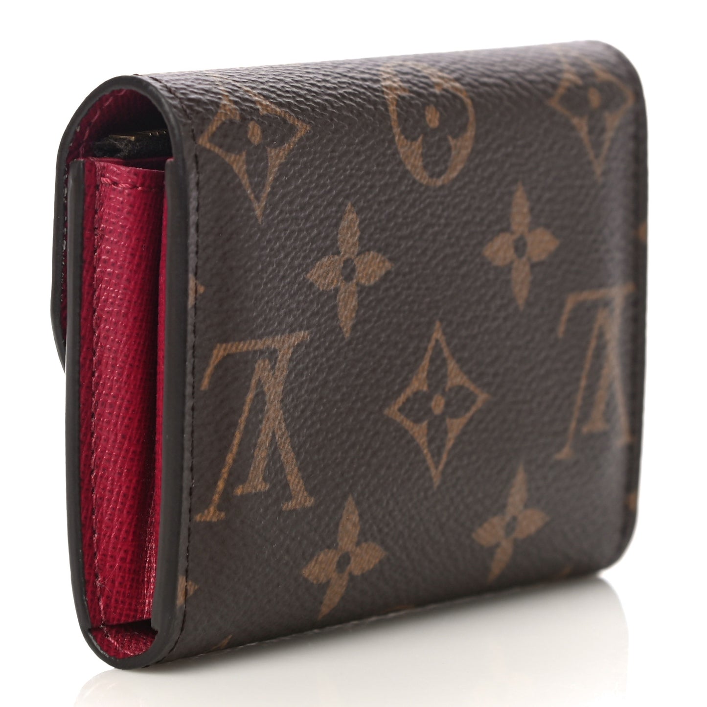 Monogram Rosalie Coin Purse Fuchsia