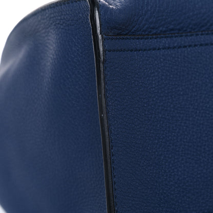 Gucci Soft Calfskin Medium Jackie Top Handle Bag Classic Blue Marine 14 of 18
