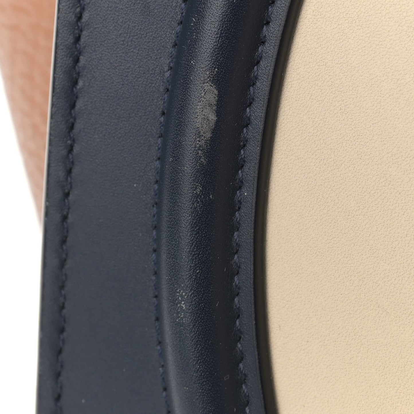Smooth Calfskin Bullhide Micro Tri-Color Luggage Brown