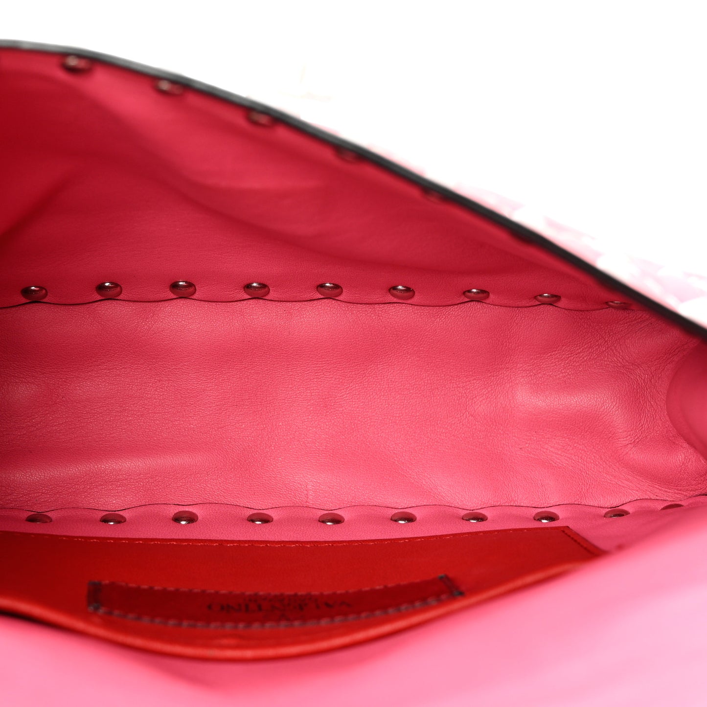 Lambskin Small Free Rockstud Spike Shoulder Bag Shadow Pink