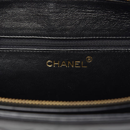Chanel Lambskin Quilted Tassel Bag Black 7 of 13