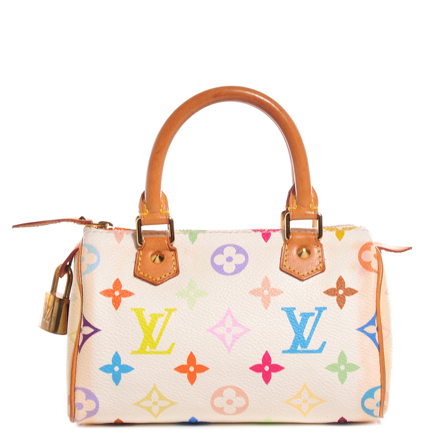 Monogram Multicolor Mini Sac HL Speedy White