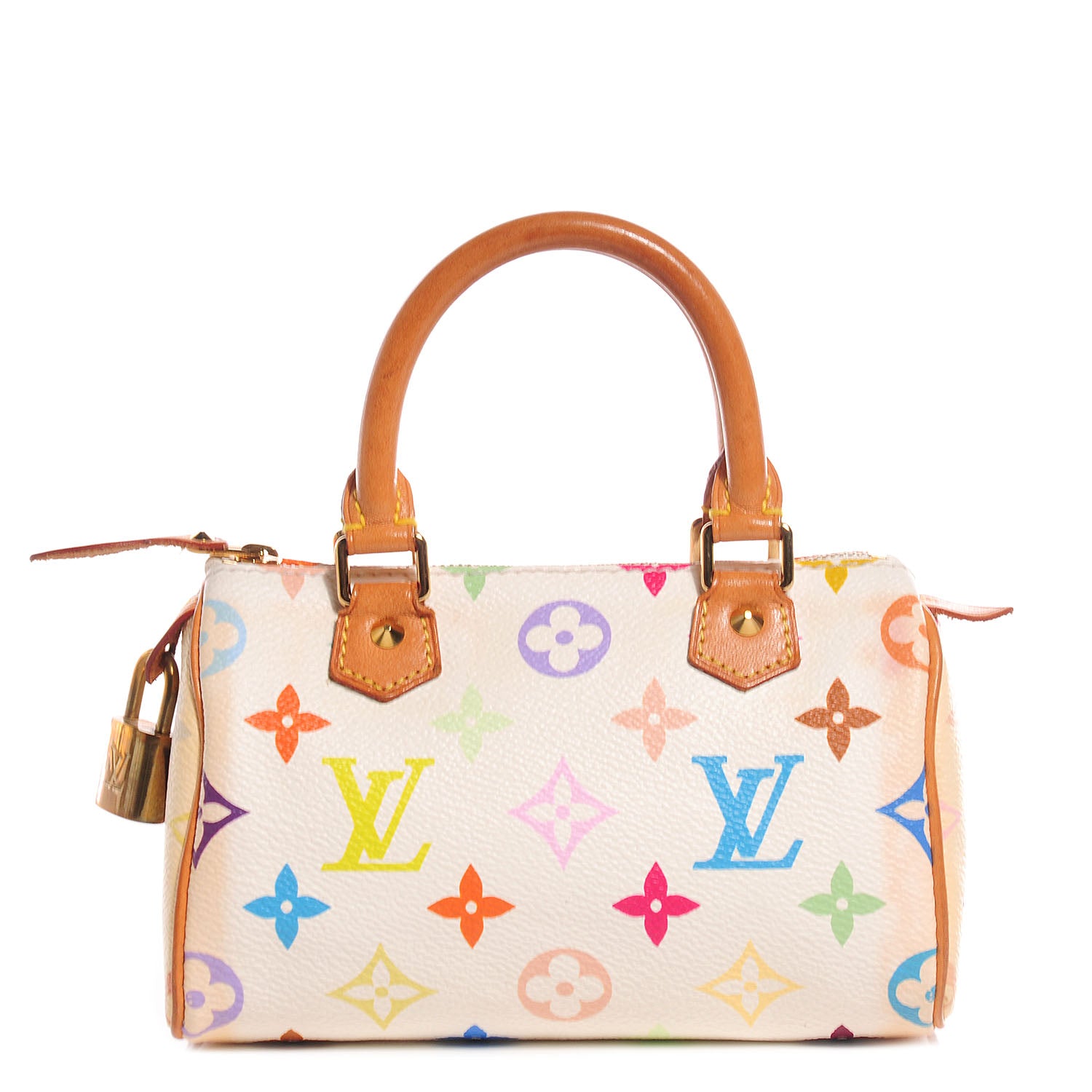 Louis Vuitton Monogram Multicolor Mini Sac HL Speedy White 1 of 7