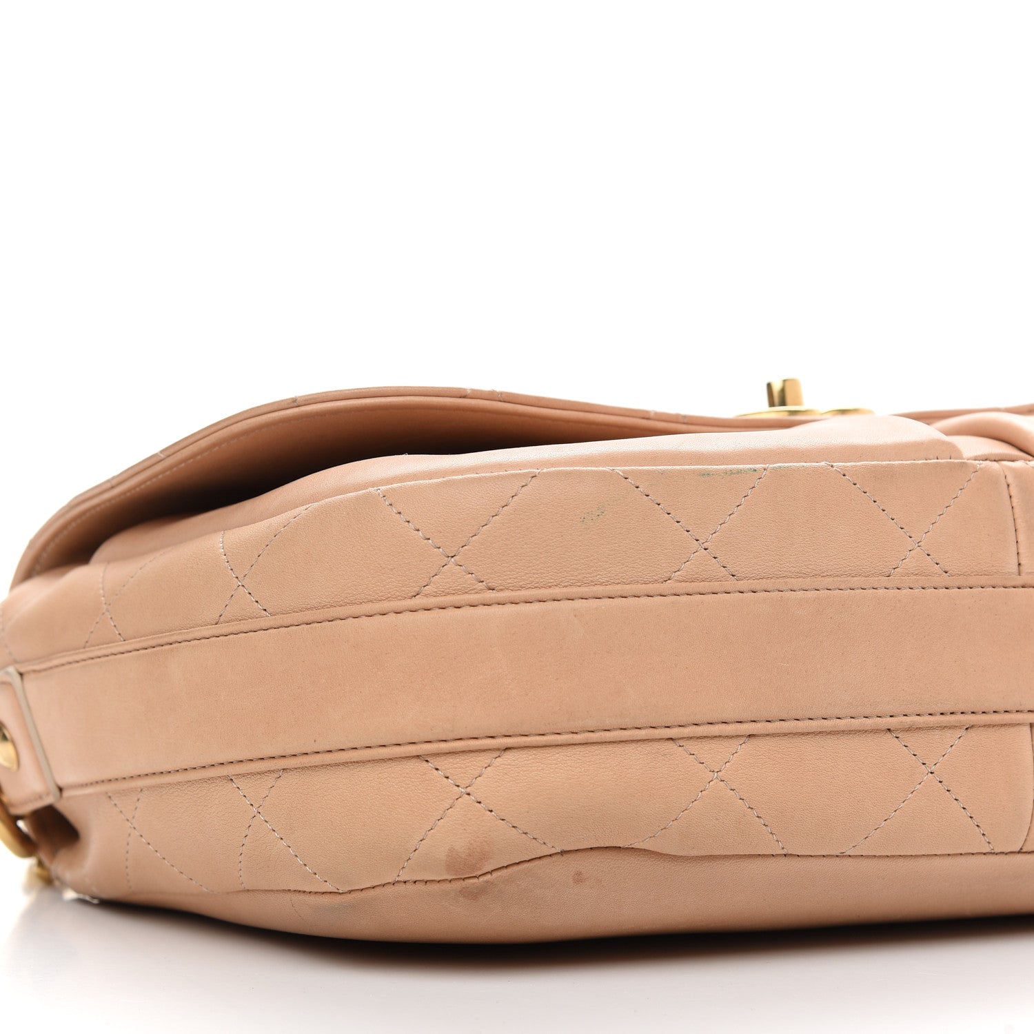 Chanel Calfskin Stitched Small Paris in Rome Messenger Beige 8 of 14