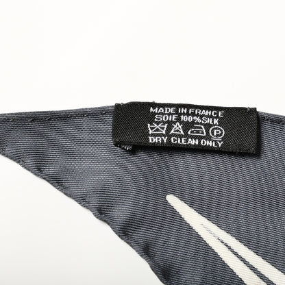 Hermes Silk Caleche Elastique Triangle Scarf 5 of 5