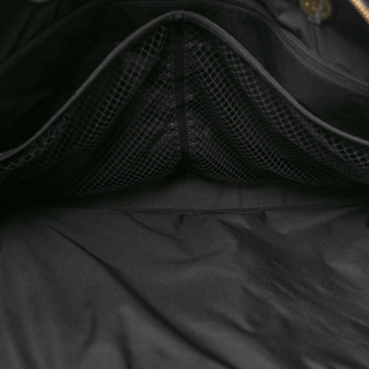 Chanel Shiny Grained Calfskin Quilted Large Travel Bowling Bag Black 4 of 10