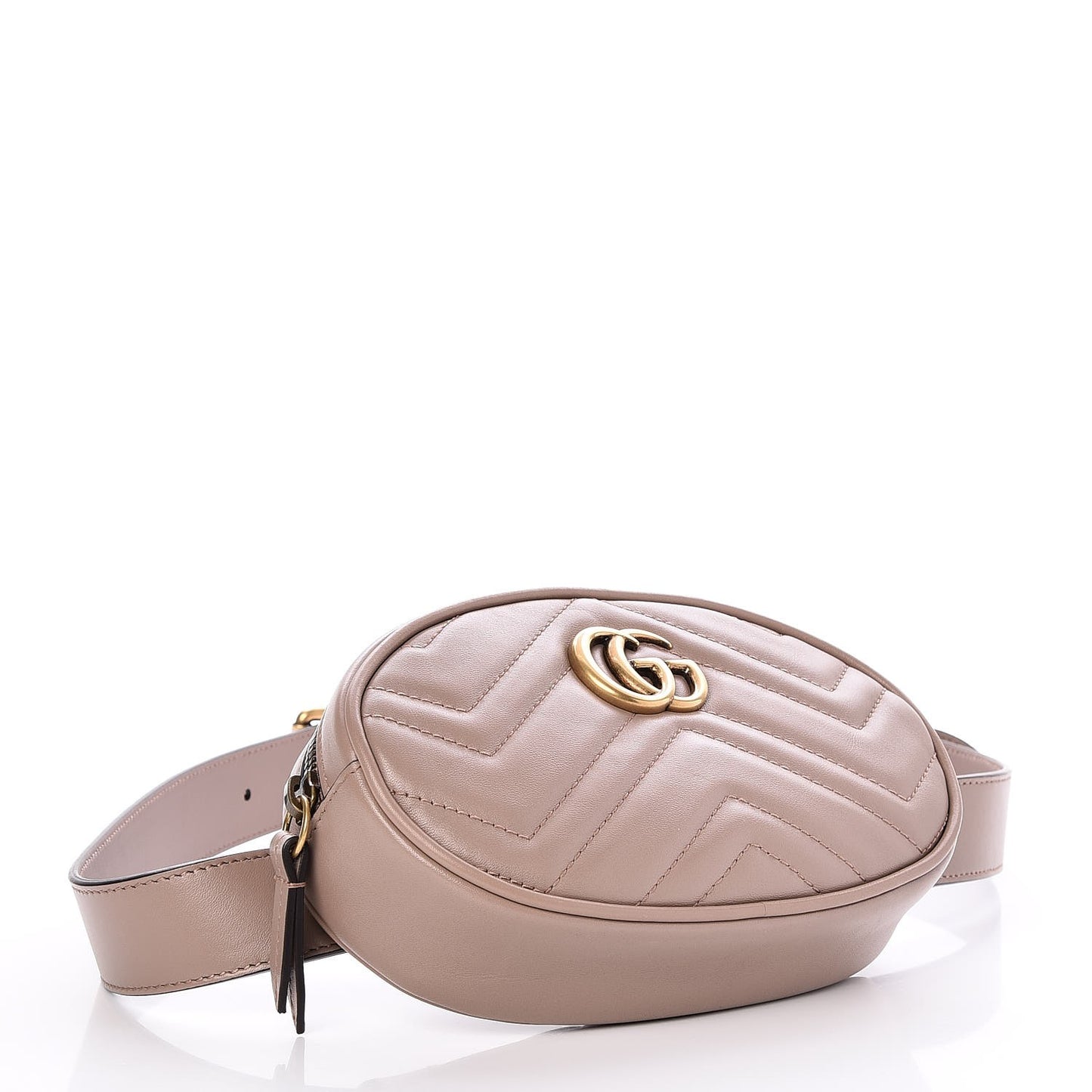 Calfskin Matelasse GG Marmont Belt Bag 95 38 Porcelain Rose