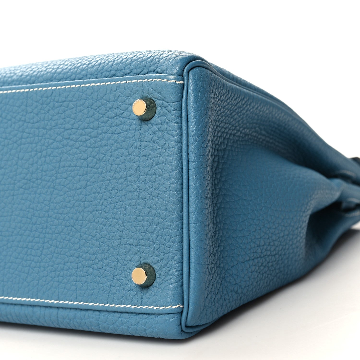 Hermes Togo Kelly Retourne 35 Blue Jean 10 of 10
