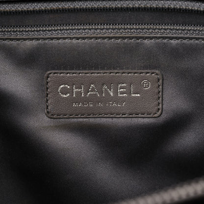 Chanel Patent Quilted Accordion Tote Burgundy 6 of 19