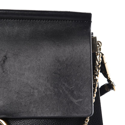 Chloe Calfskin Medium Faye Shoulder Bag Black 19 of 26