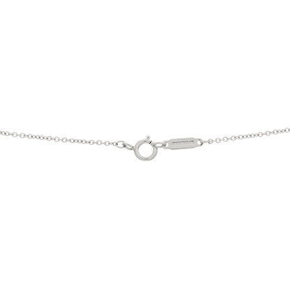 Tiffany Platinum Diamond Small Heart Pendant Necklace 3 of 3