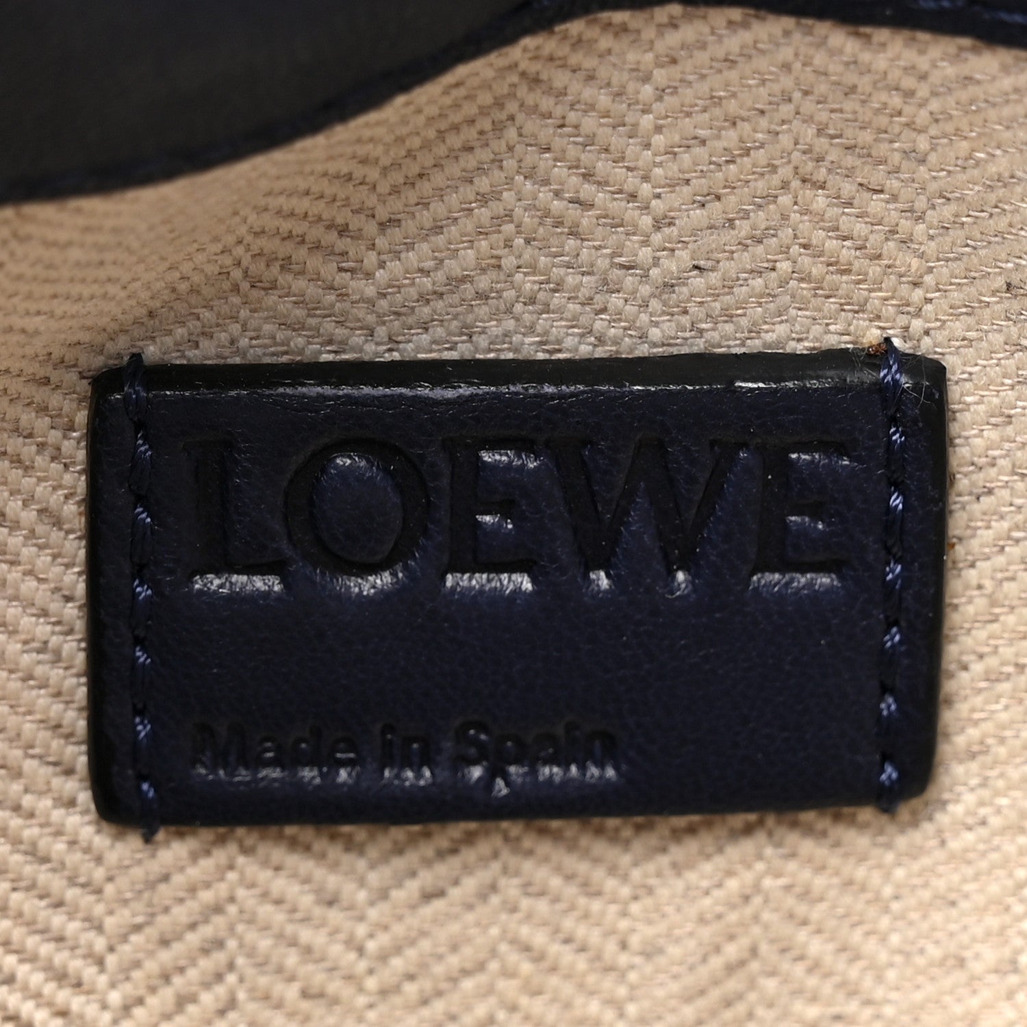 Loewe Calfskin Mini Flamenco Knot Clutch Abyss Blue 1790577