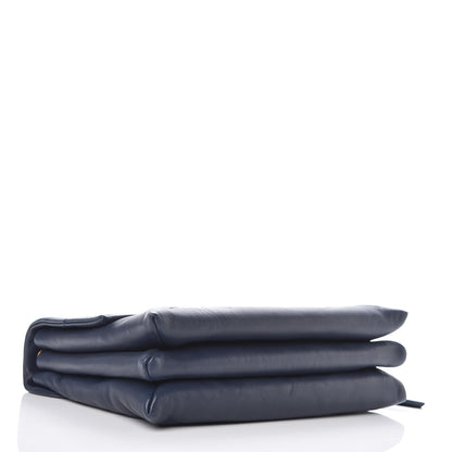 Lanvin Lambskin Quilted Medium Sugar Flap Shoulder Bag Navy 4 of 10