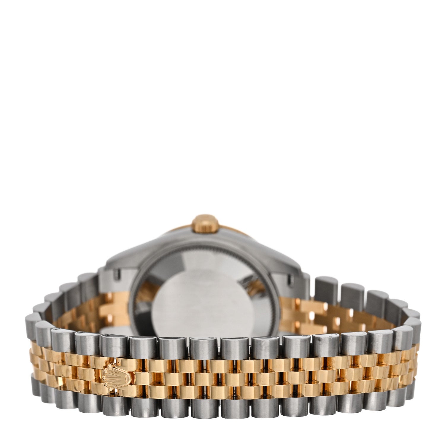 Rolex Stainless Steel 18K Yellow Gold Diamond Bezel 31mm Oyster Perpetual Datejust Watch Champagne 278383RBR 3 of 5