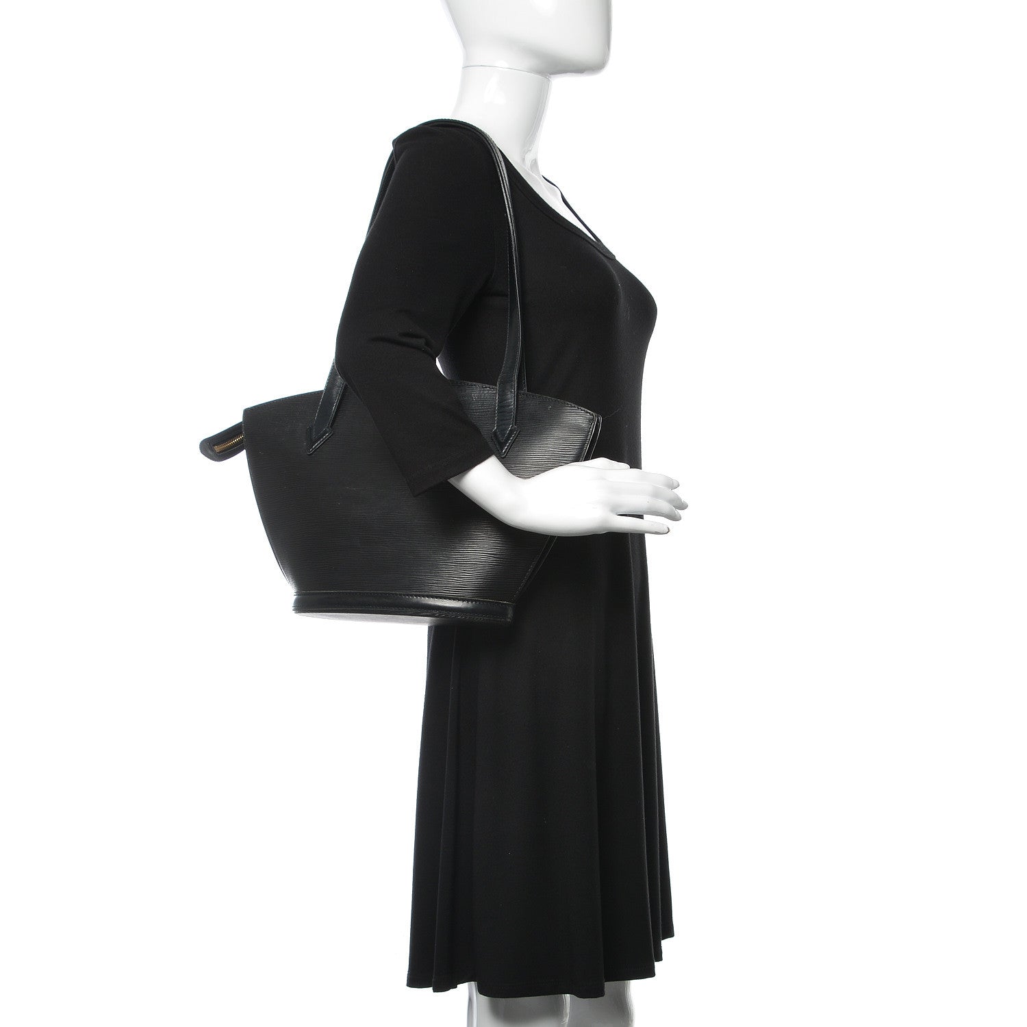 Louis Vuitton Epi Saint Jacques PM Long Straps Black 2 of 13