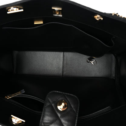 Chanel Caviar Quilted Large Shopping Tote Black 5 of 10