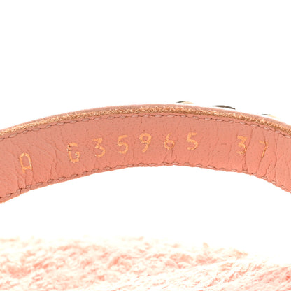Chanel Calfskin CC Chain Thong Sandals 37 Pink 8 of 9