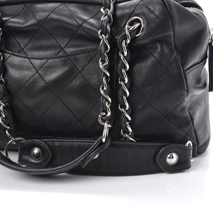 Chanel Lambskin Quilted Small Camera Case Black 10 of 14