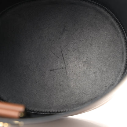 Prada Saffiano Bucket Bag Cognac Black 5 of 5