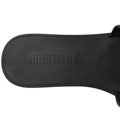 Christian Dior Technical Stretch Fabric Camouflage Dio(r)evolution Slide Sandals 38 Black Military 6 of 8