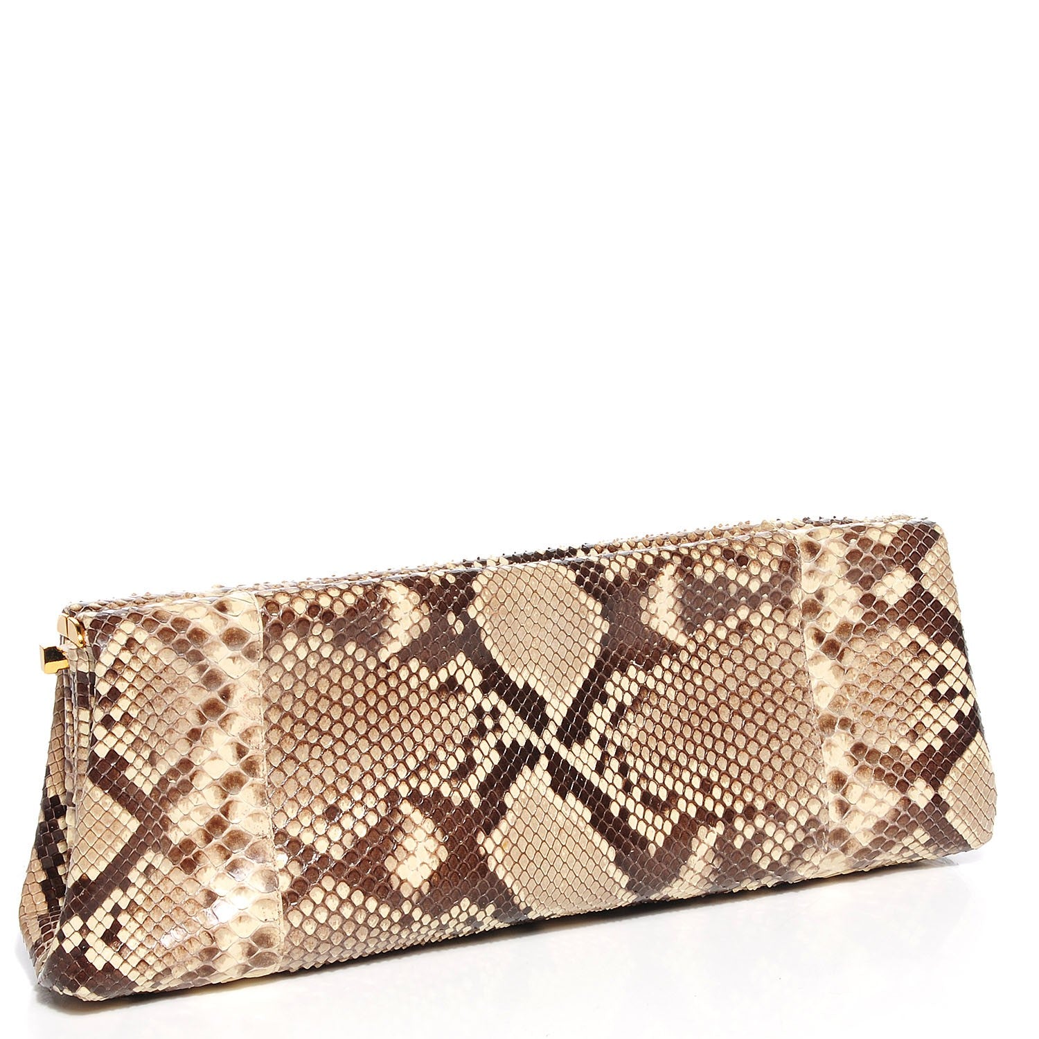 Prada Python Clutch Stone 3 of 11