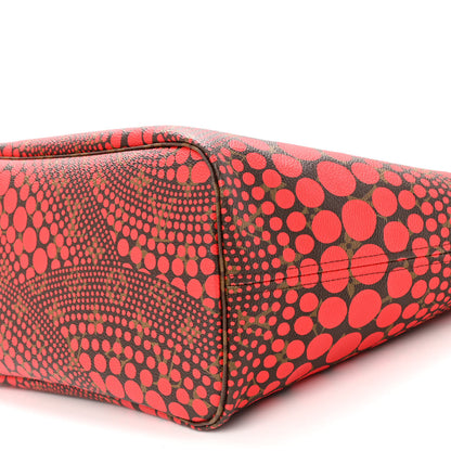 Louis Vuitton Monogram Kusama Waves Neverfull MM Red 9 of 9