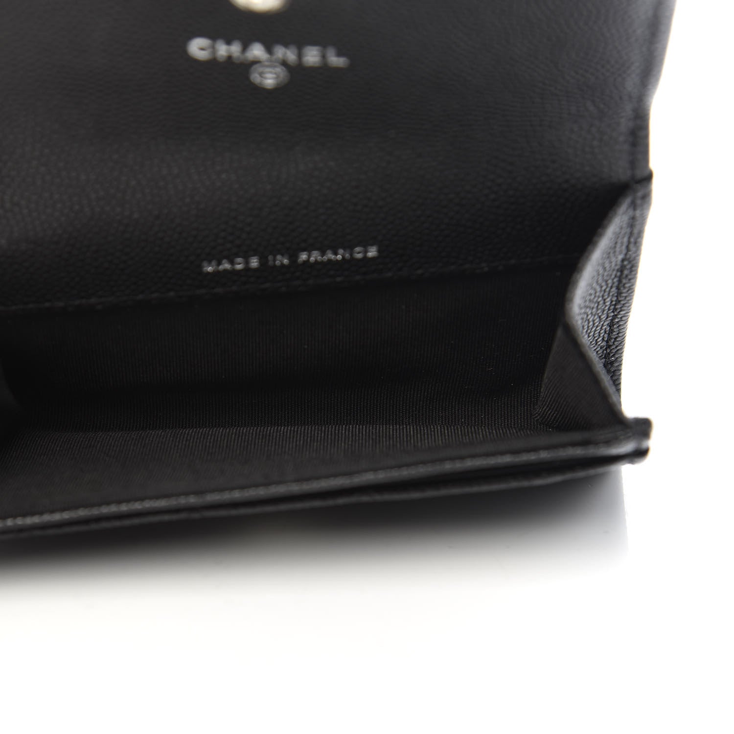 Chanel Caviar Quilted Boy Flap Card Holder Black 5 of 9