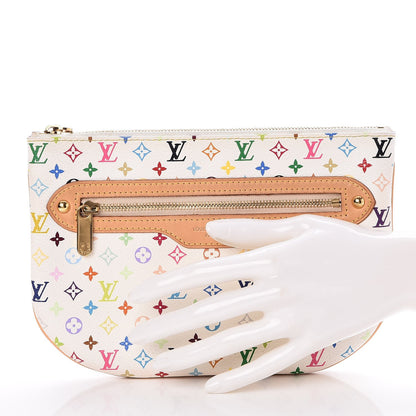 Louis Vuitton Monogram Multicolor Pochette Plate GM White 2 of 7