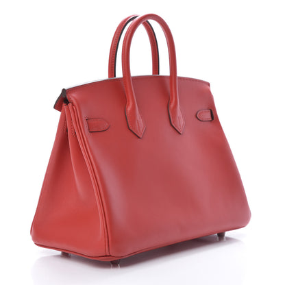 Hermes Swift Birkin 25 Rouge De Coeur 3 of 11