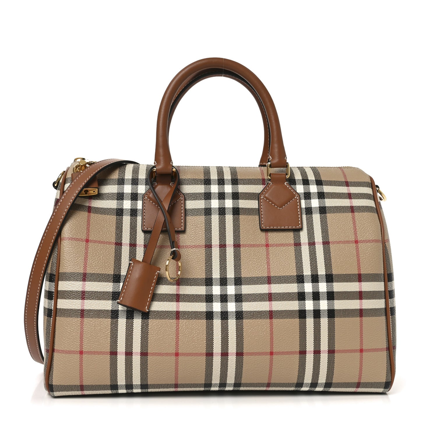 Horseferry Check Medium Bowling Bag Tan