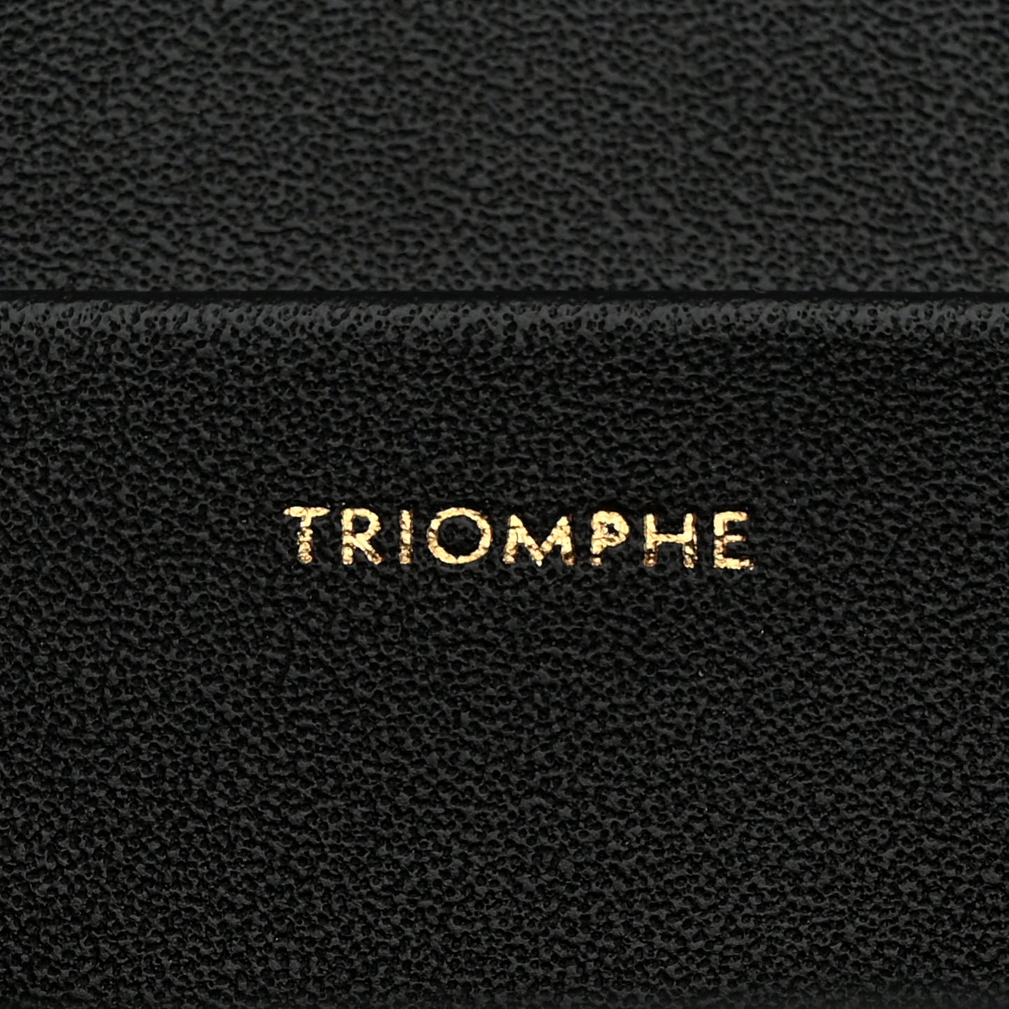 Shiny Calfskin Medium Triomphe Black