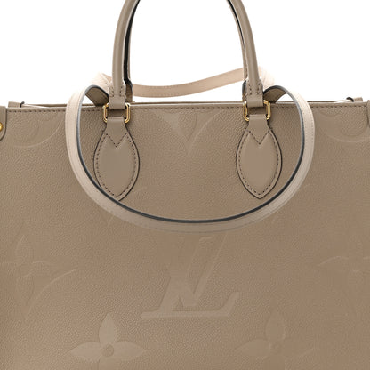 Louis Vuitton Empreinte Monogram Giant Onthego MM Tourterelle 7 of 13